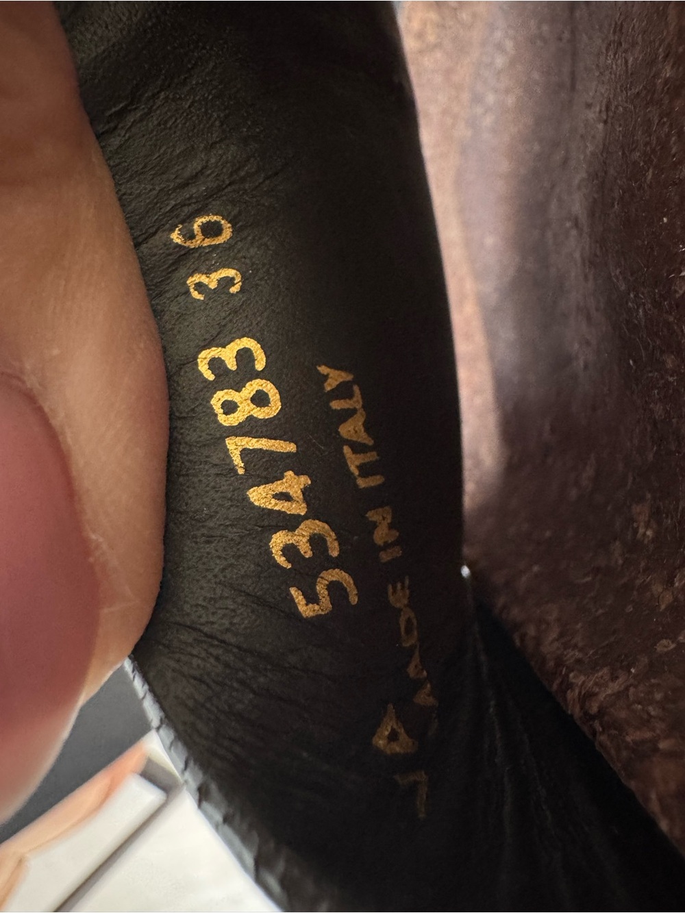 Yves Saint Laurent Brown Leather Slide Sandals - Picture 4 of 4